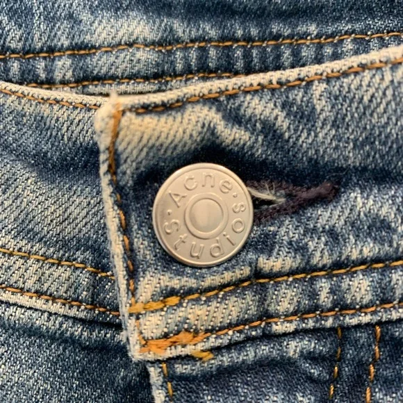 Acne Studios Bla Konst Floragatan 13 jeans. Size 38 (6 U.S.) - Picture 3 of 5